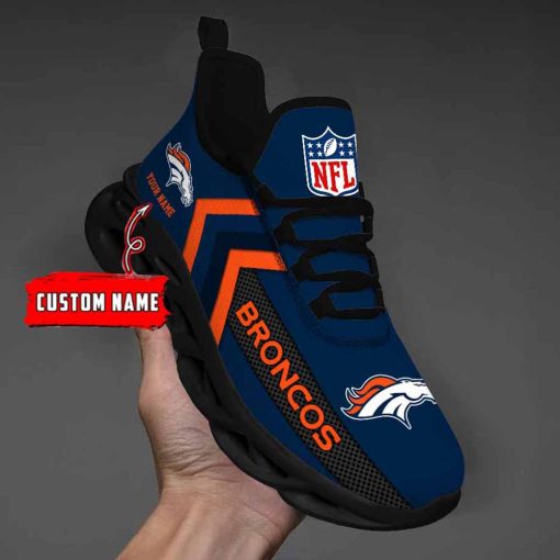 Denver Broncos Custom Name Max Soul Shoes V08 - Image 3