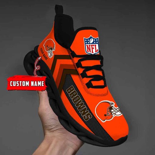 Cleveland Browns Custom Name Max Soul Shoes V08 - Image 3