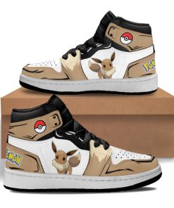 Eevee Kids Shoes Custom Pokémon Shoes For Kids V50