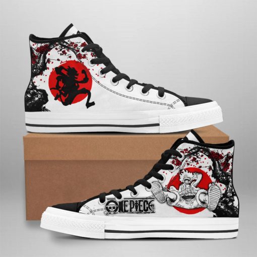 Luffy Awakening Gear 5 High Top One Piece Shoes V36