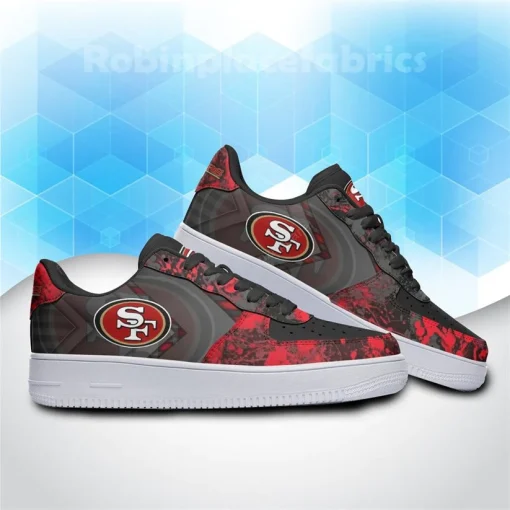 San Francisco 49ers Shoes AF 1 Perfect Gift For Fans V02 - Image 4