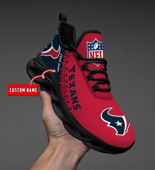 Houston Texans Custom Name Max Soul Shoes V15 - Image 3