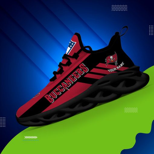 Tampa Bay Buccaneers Custom Name Max Soul Shoes V04 - Image 4