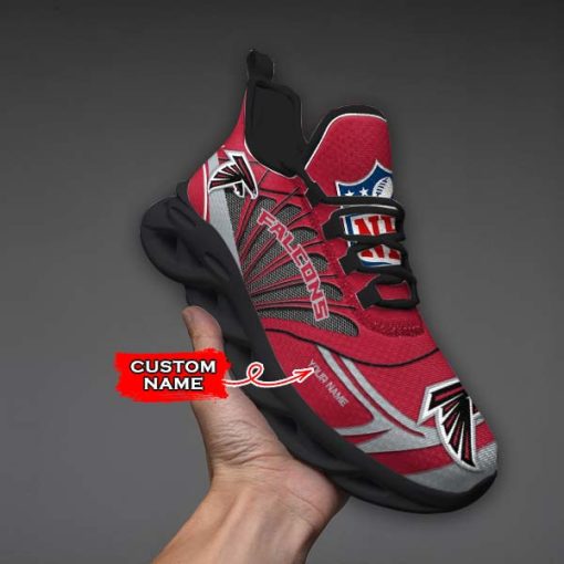 Atlanta Falcons Custom Name Max Soul Shoes V09 - Image 6