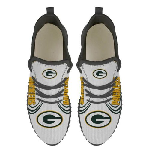 Green Bay Packers Sneakers Big Logo YZ Shoes V54 - Image 4
