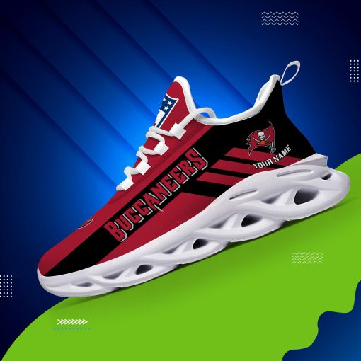 Tampa Bay Buccaneers Custom Name Max Soul Shoes V04 - Image 5