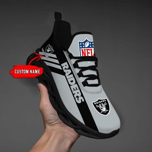 Las Vegas Raiders Custom Name Max Soul Shoes V04 - Image 3