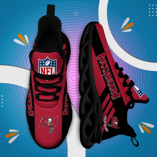 Tampa Bay Buccaneers Custom Name Max Soul Shoes V04 - Image 6
