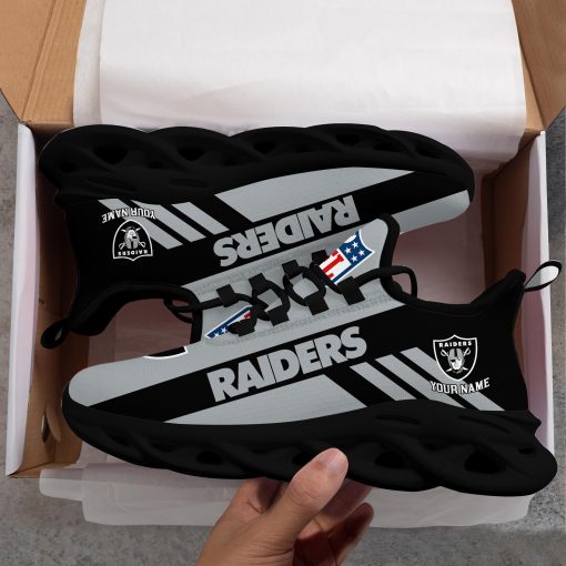 Las Vegas Raiders Custom Name Max Soul Shoes V04 - Image 8
