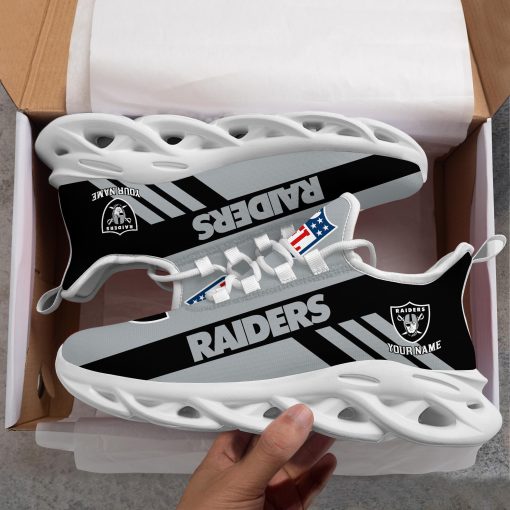 Las Vegas Raiders Custom Name Max Soul Shoes V04 - Image 9