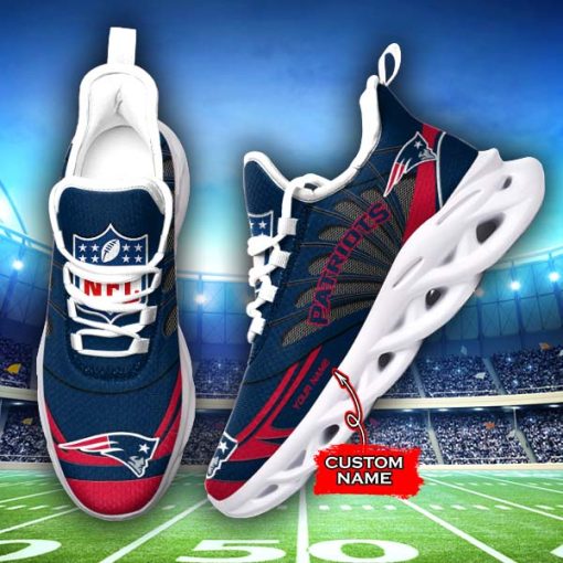 New England Patriots Custom Name Max Soul Shoes V09 - Image 2
