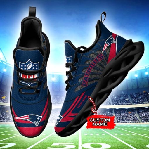 New England Patriots Custom Name Max Soul Shoes V09 - Image 3