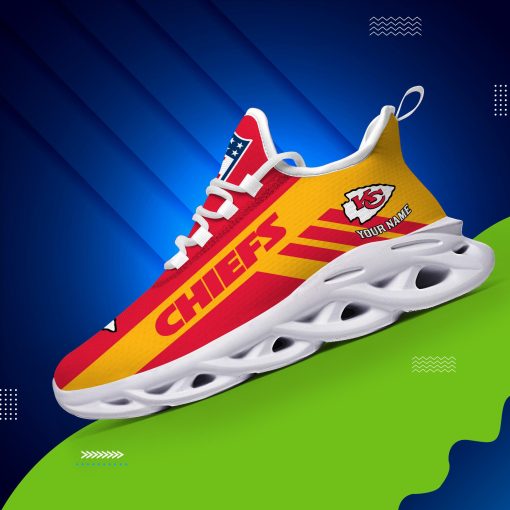 Kansas City Chiefs Custom Name Max Soul Shoes V04 - Image 5