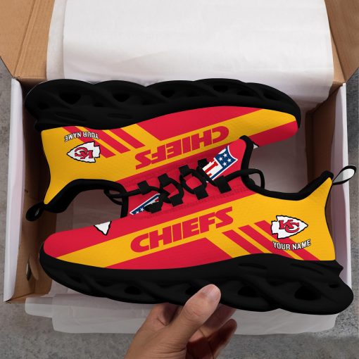 Kansas City Chiefs Custom Name Max Soul Shoes V04 - Image 8