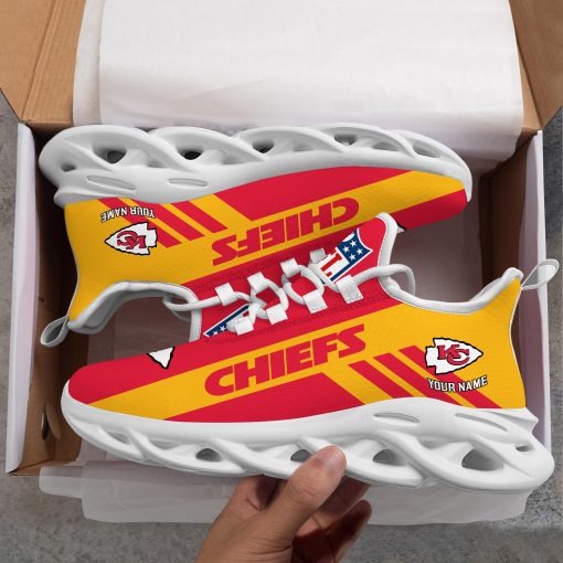 Kansas City Chiefs Custom Name Max Soul Shoes V04 - Image 9