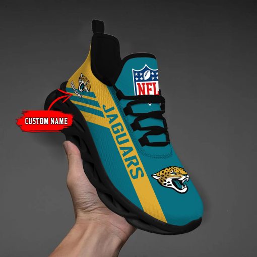 Jacksonville Jaguars Custom Name Max Soul Shoes V04 - Image 3