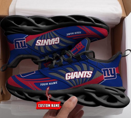 New York Giants Custom Name Max Soul Shoes V09 - Image 3