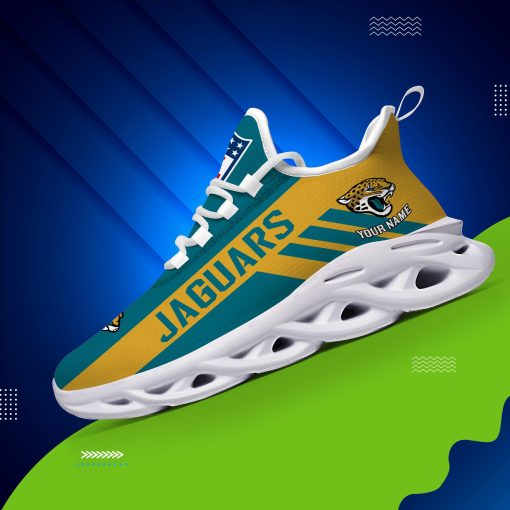 Jacksonville Jaguars Custom Name Max Soul Shoes V04 - Image 5