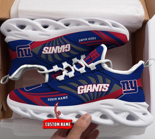 New York Giants Custom Name Max Soul Shoes V09 - Image 4