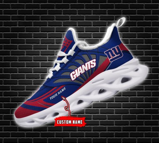 New York Giants Custom Name Max Soul Shoes V09 - Image 5
