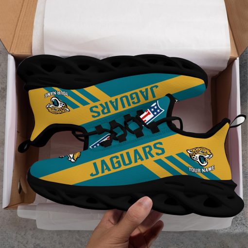 Jacksonville Jaguars Custom Name Max Soul Shoes V04 - Image 8