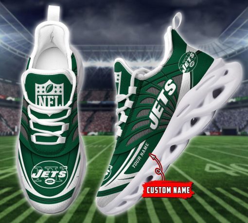 New York Jets Custom Name Max Soul Shoes V09 - Image 3