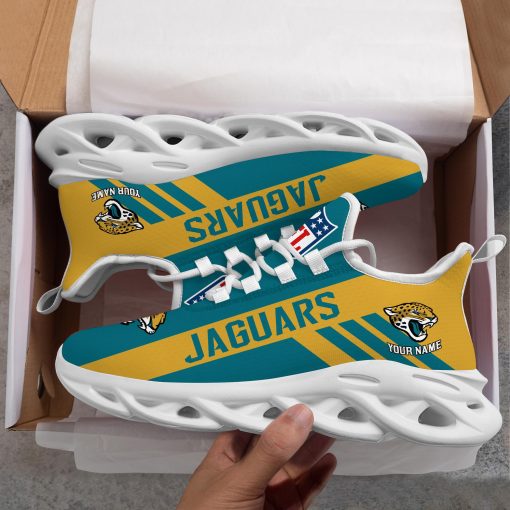 Jacksonville Jaguars Custom Name Max Soul Shoes V04 - Image 9