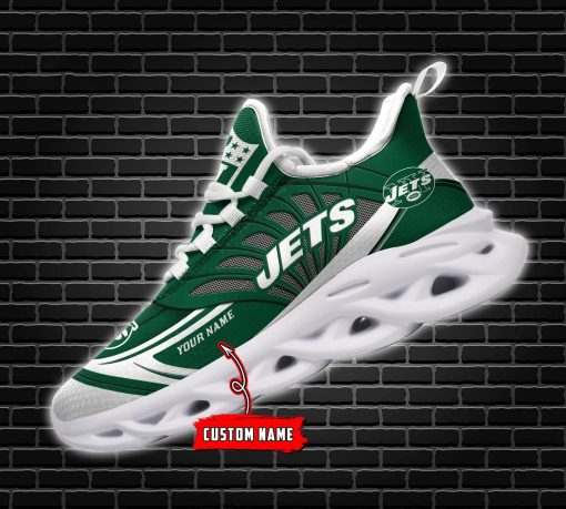New York Jets Custom Name Max Soul Shoes V09 - Image 5