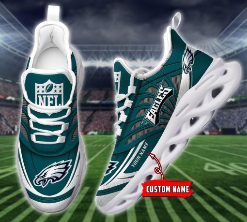 Philadelphia Eagles Custom Name Max Soul Shoes V09 - Image 3