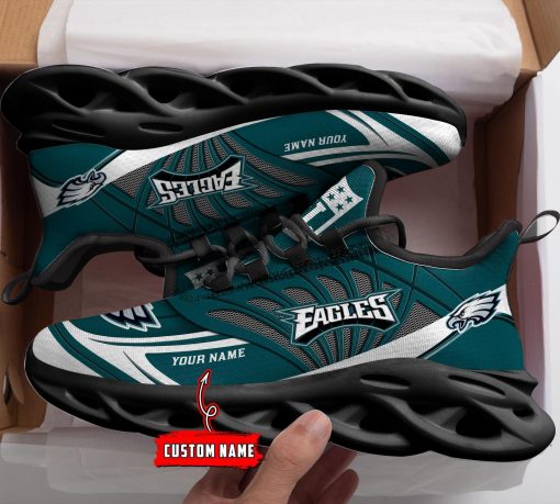 Philadelphia Eagles Custom Name Max Soul Shoes V09 - Image 4