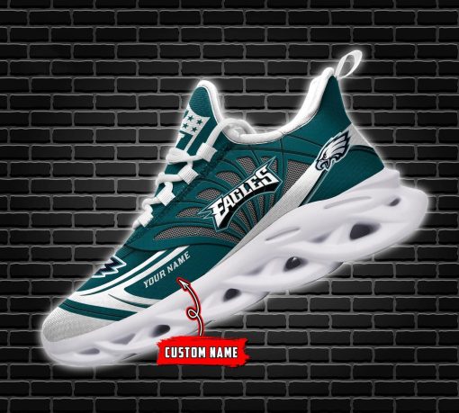 Philadelphia Eagles Custom Name Max Soul Shoes V09 - Image 5