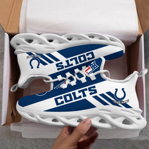 Indianapolis Colts Custom Name Max Soul Shoes V04 - Image 9