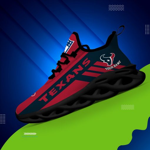 Houston Texans Custom Name Max Soul Shoes V04 - Image 4