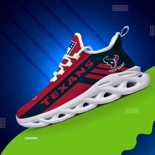 Houston Texans Custom Name Max Soul Shoes V04 - Image 5