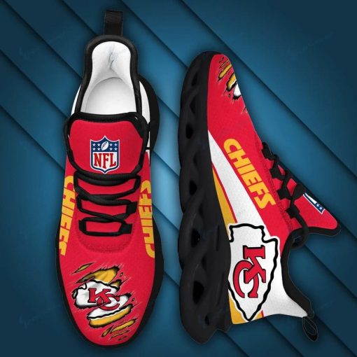 Kansas City Chiefs Max Soul Running Sneakers V16 - Image 5