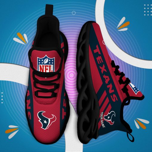 Houston Texans Custom Name Max Soul Shoes V04 - Image 6