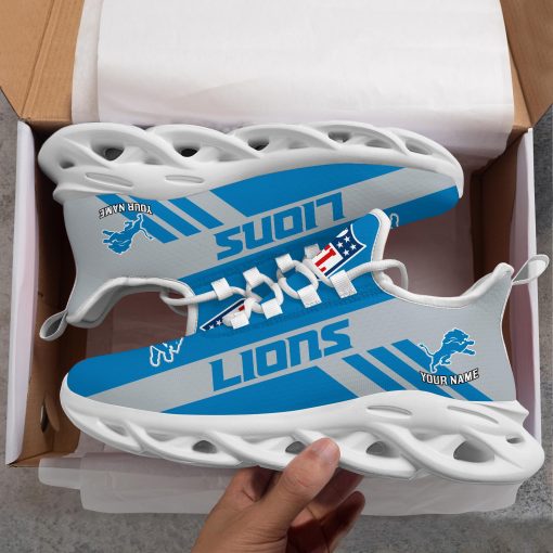 Detroit Lions Custom Name Max Soul Shoes V04 - Image 9