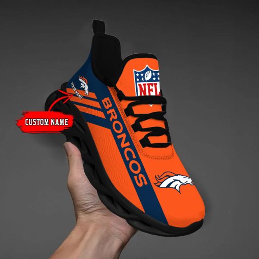 Denver Broncos Custom Name Max Soul Shoes V04 - Image 3