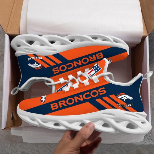 Denver Broncos Custom Name Max Soul Shoes V04 - Image 9