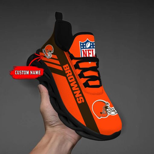 Cleveland Browns Custom Name Max Soul Shoes V04 - Image 3