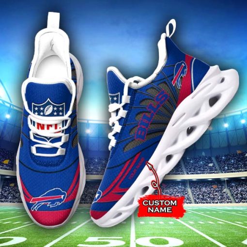 Buffalo Bills Custom Name Max Soul Shoes V09 - Image 2