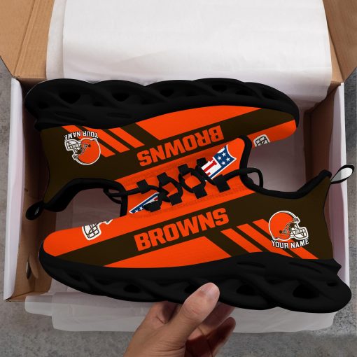 Cleveland Browns Custom Name Max Soul Shoes V04 - Image 8