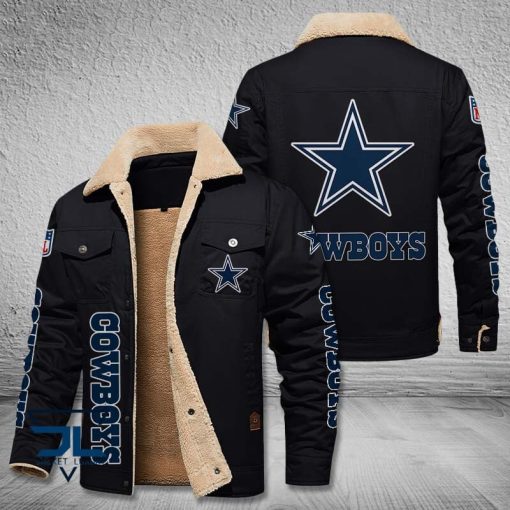 DLCB Fleece Leather Jacket V3116 - Image 3