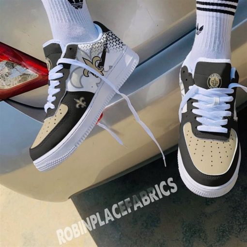 New Orleans Saints Shoes AF 1 Perfect Gift For Fans V02 - Image 3
