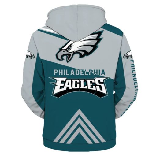 Philadelphia Eagles Hoodies All Over Print V55 - Image 3