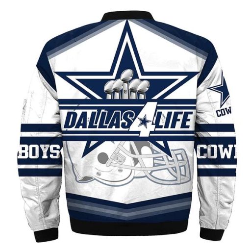 Dallas Cowboys Super Bowl Jackets For Fans V16 - Image 3