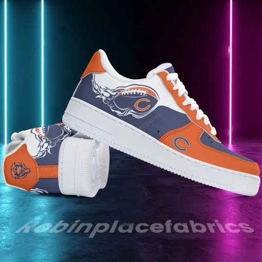 Chicago Bears Shoes AF 1 Perfect Gift For Fans V02 - Image 4