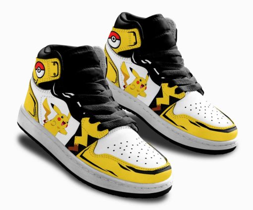Pikachu Kids Shoes Custom Pokémon Shoes For Kids V20 - Image 4