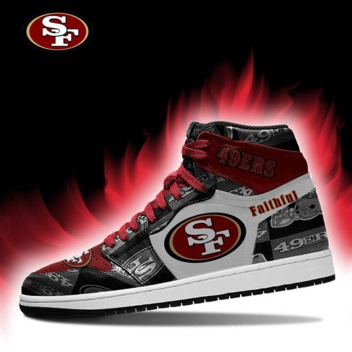 San Francisco 49ers Shoes Custom Air V05 - Image 3
