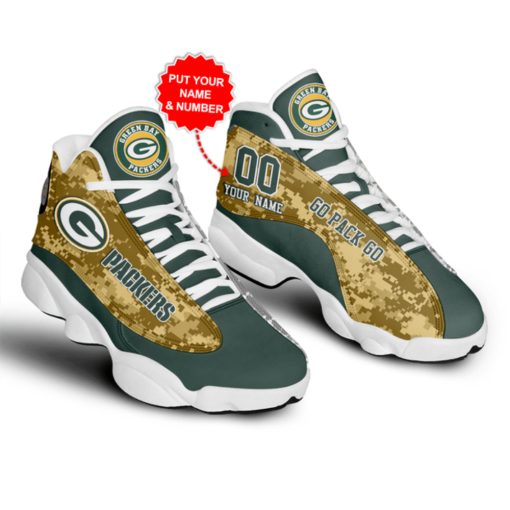 Green Bay Packers Shoes Air 13 For Men And Women V44 - Image 3